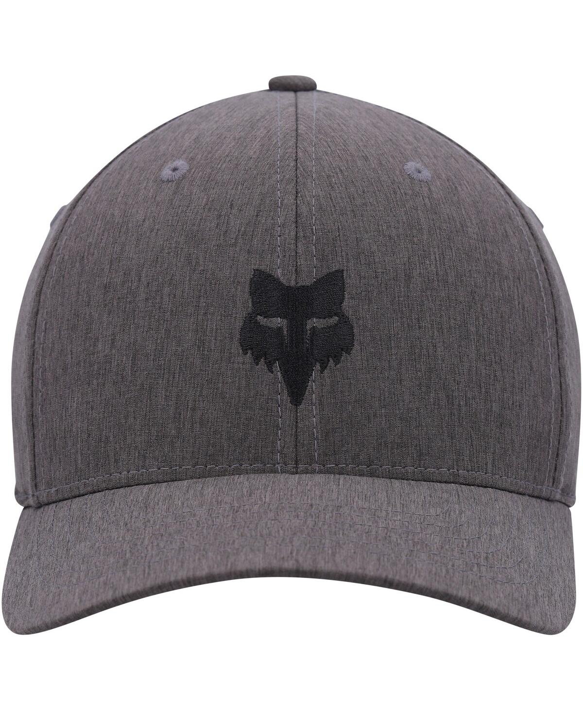 Shop Fox Men's Black  Racing Logo Flex Hat