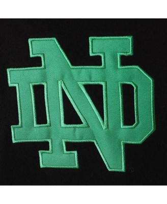 Women's Black Notre Dame Fighting Irish Big Logo Pullover Sweatshirt