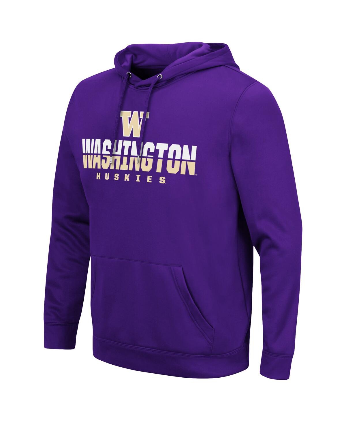 Colosseum Purple Washington Huskies Lantern Pullover Hoodie In Purple