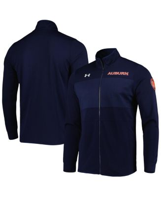 Under Armour Men s Navy Auburn Tigers Knit Warm Up Full Zip Jacket