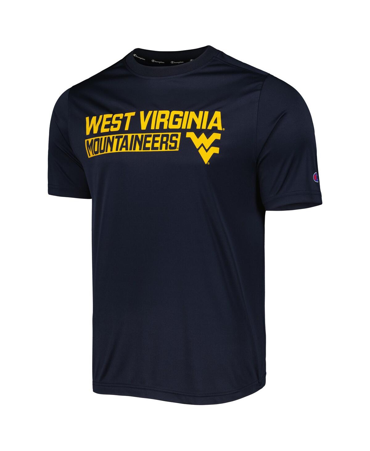 Men's ChampionWest Virginia Mountaineers Impact Knockout T-shirt - Navy
