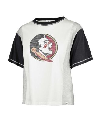 Woman's White Distressed Florida State Seminoles Premier Tilda T-shirt