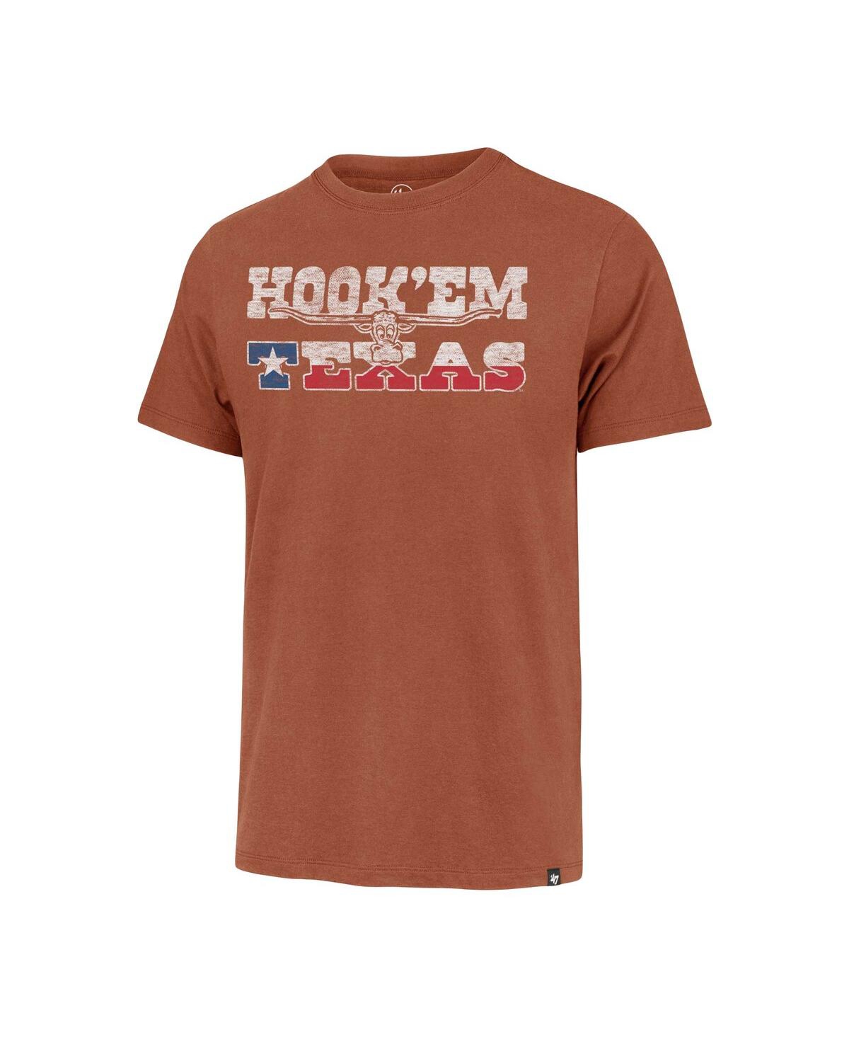 Shop 47 Brand Men's ' Orange Distressed Texas Longhorns Article Franklin T-shirt