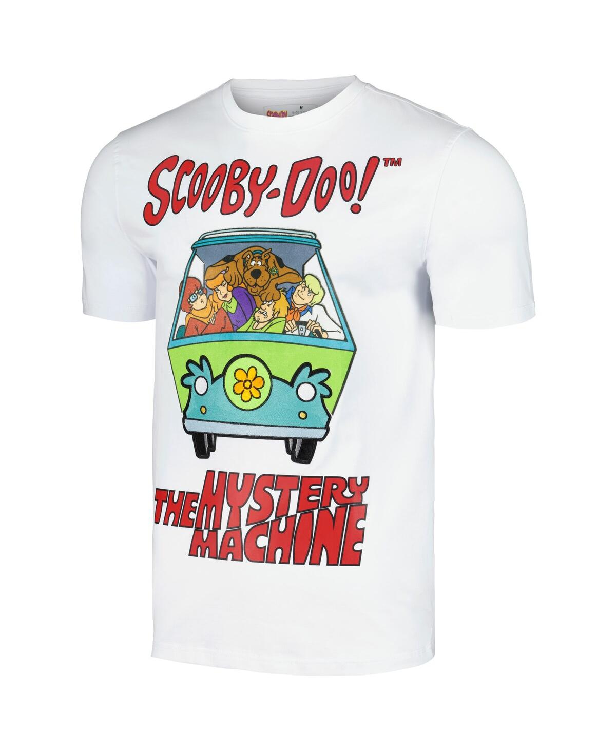 Shop Freeze Max Men's And Women's  White Scooby-doo Mystery Machine T-shirt