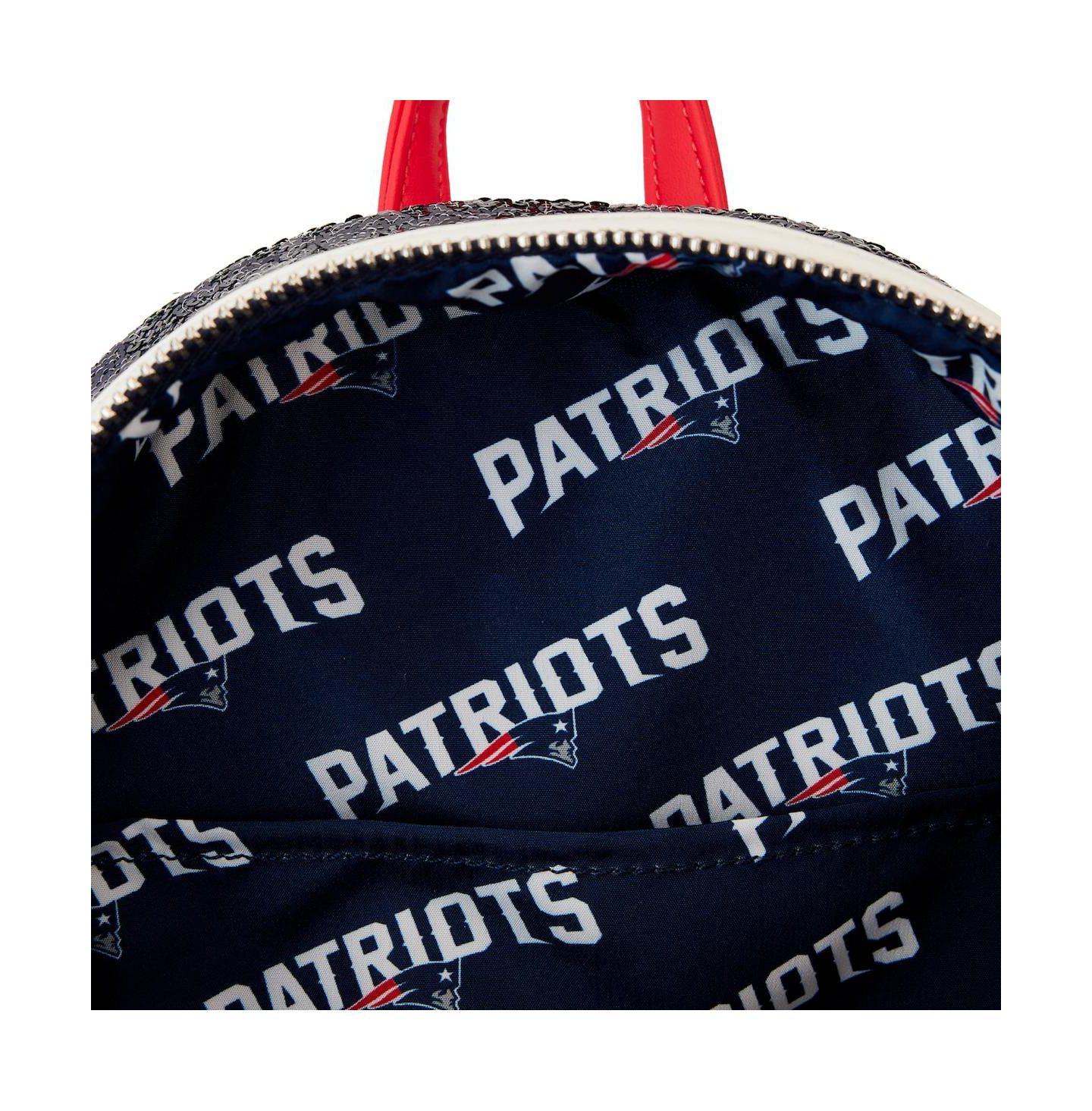 Рюкзак Loungefly and New England Patriots Sequin Mini — фото 5