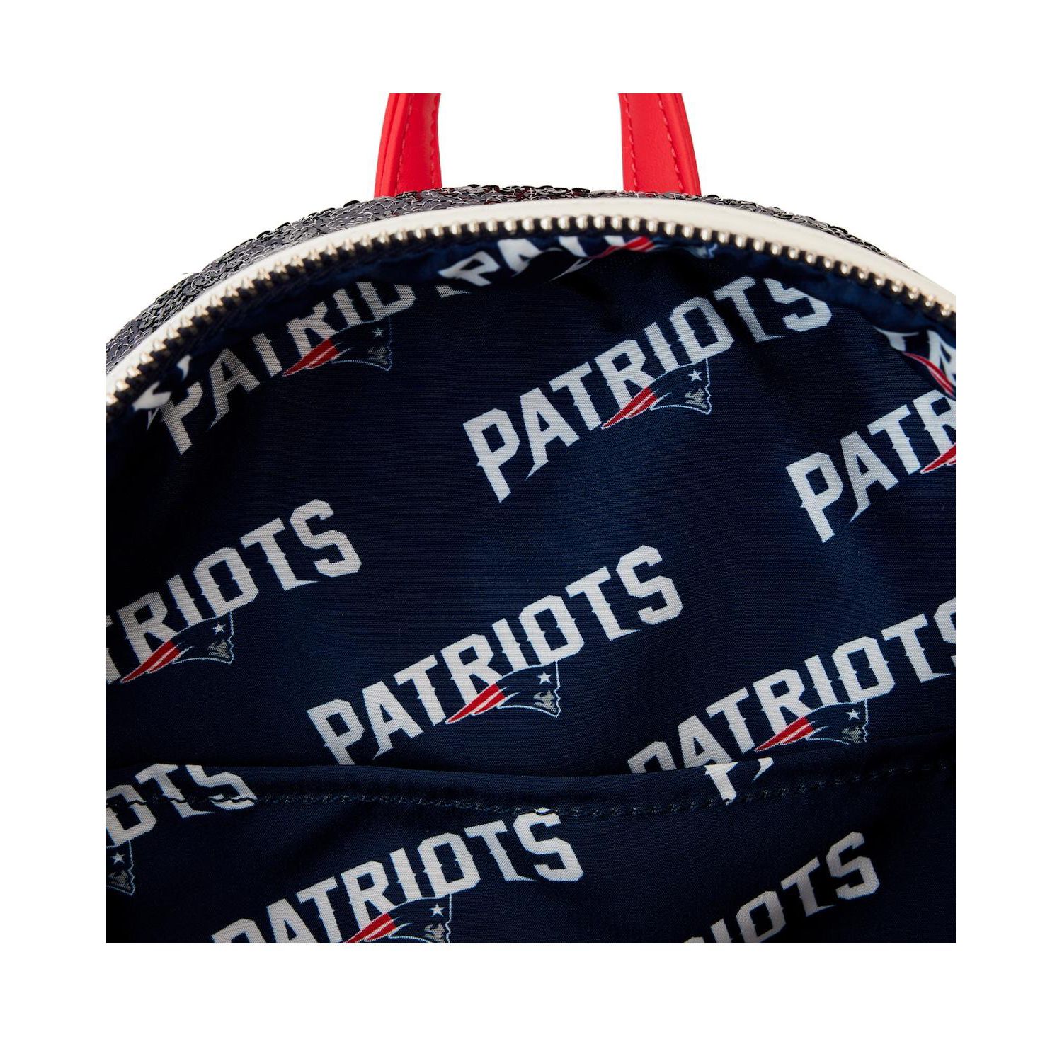 Men's and Women's New England Patriots Sequin Mini Backpack