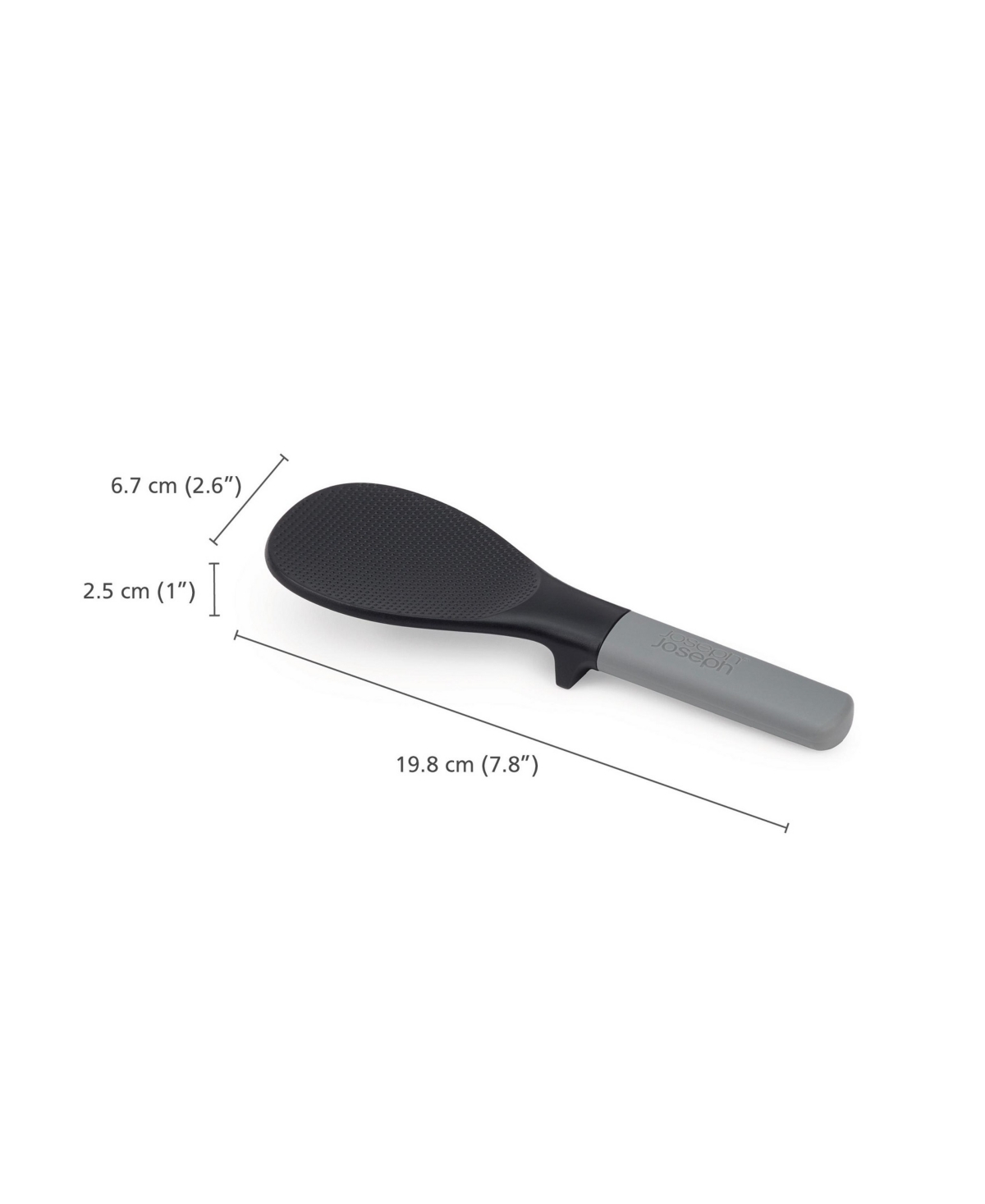 Shop Joseph Joseph Elevate Fusion Rice Spoon With Integrated Tool Rest In Gray