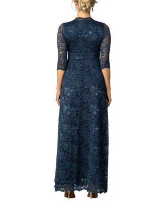 Women's Maria Lace A-Line Evening Gown with Pockets