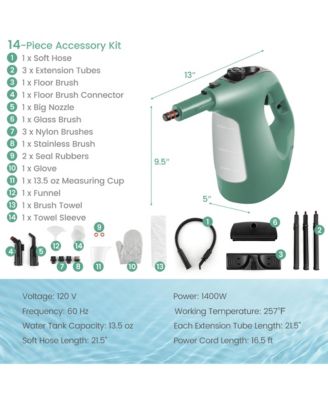 1400W Multipurpose Handheld Steam Cleaner Steam Mop