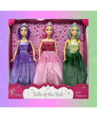 11.5 Inch Princess Dolls 3 Pack