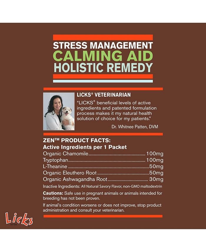 Licks Pill Free Licks PillFree Zen Dog Calming Calming Aid
