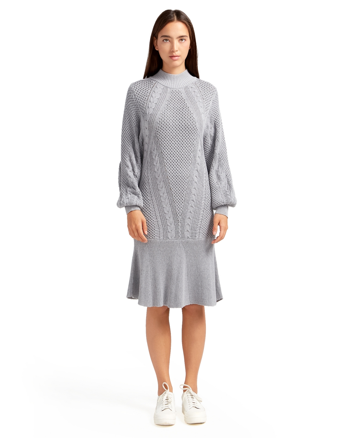 Women Belle & Bloom Love Letter Knit Dress - Grey