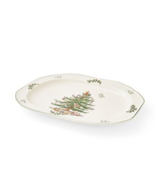Christmas Tree Oval Platter