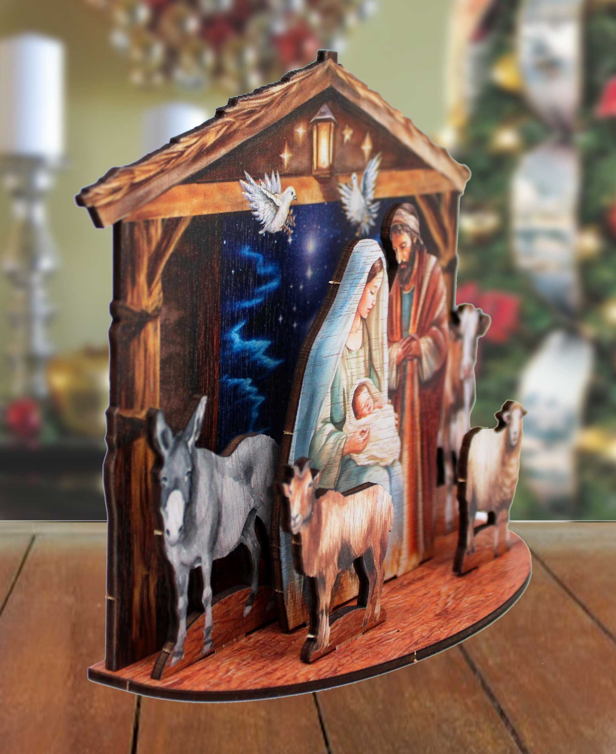 Shop Designocracy Classic Holy Family Nativity Scene 12" Christmas Nativity Table Decoration By G.debrekht In Multi Color