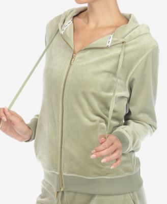 Women's Velour Tracksuit Loungewear 2pc Set