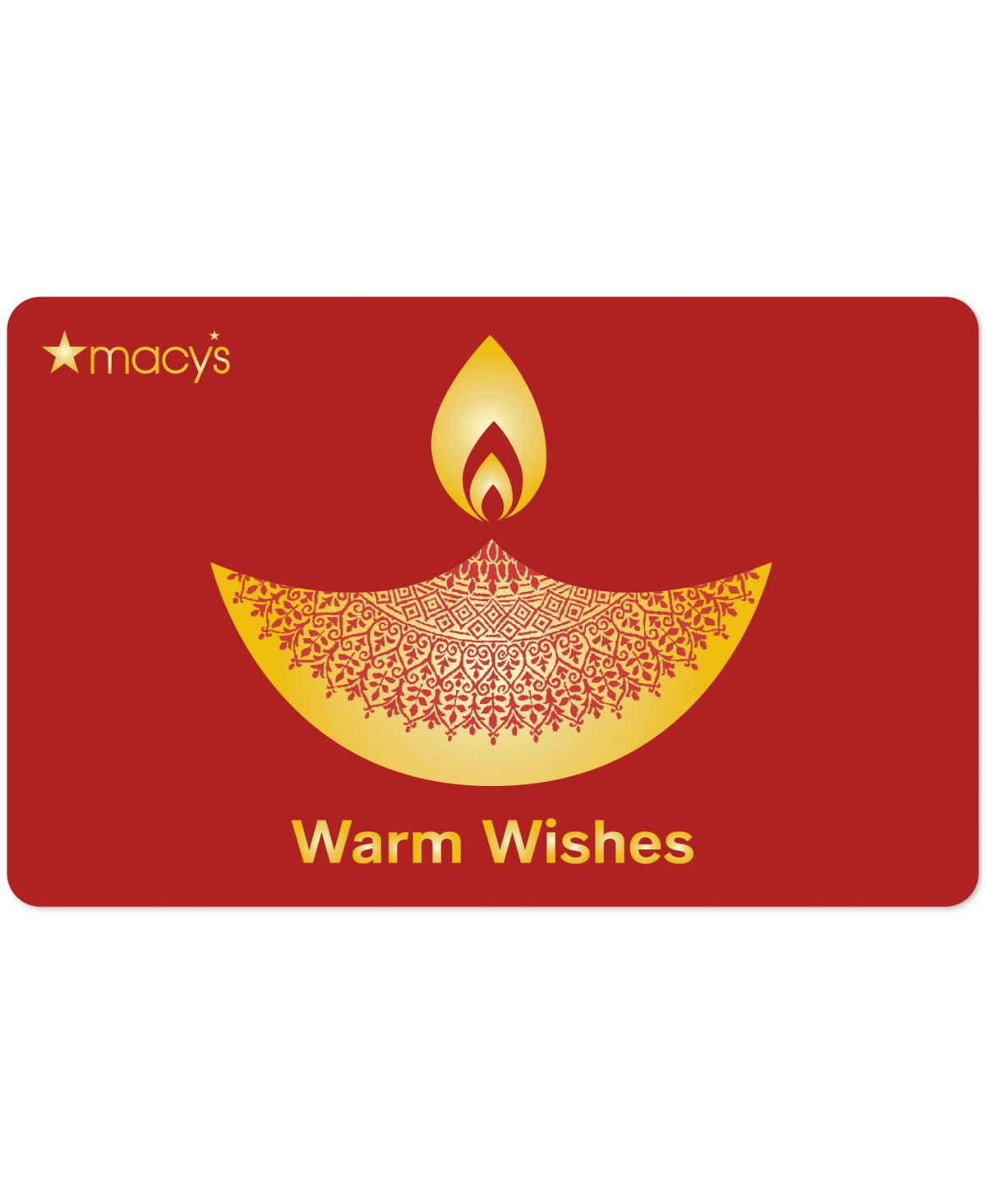 Warm Wishes Happy Diwali and Diya E-Gift Card