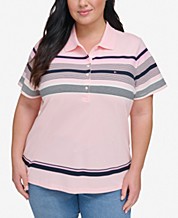 Tommy Hilfiger Plus Size Tops for Women - Macy\'s