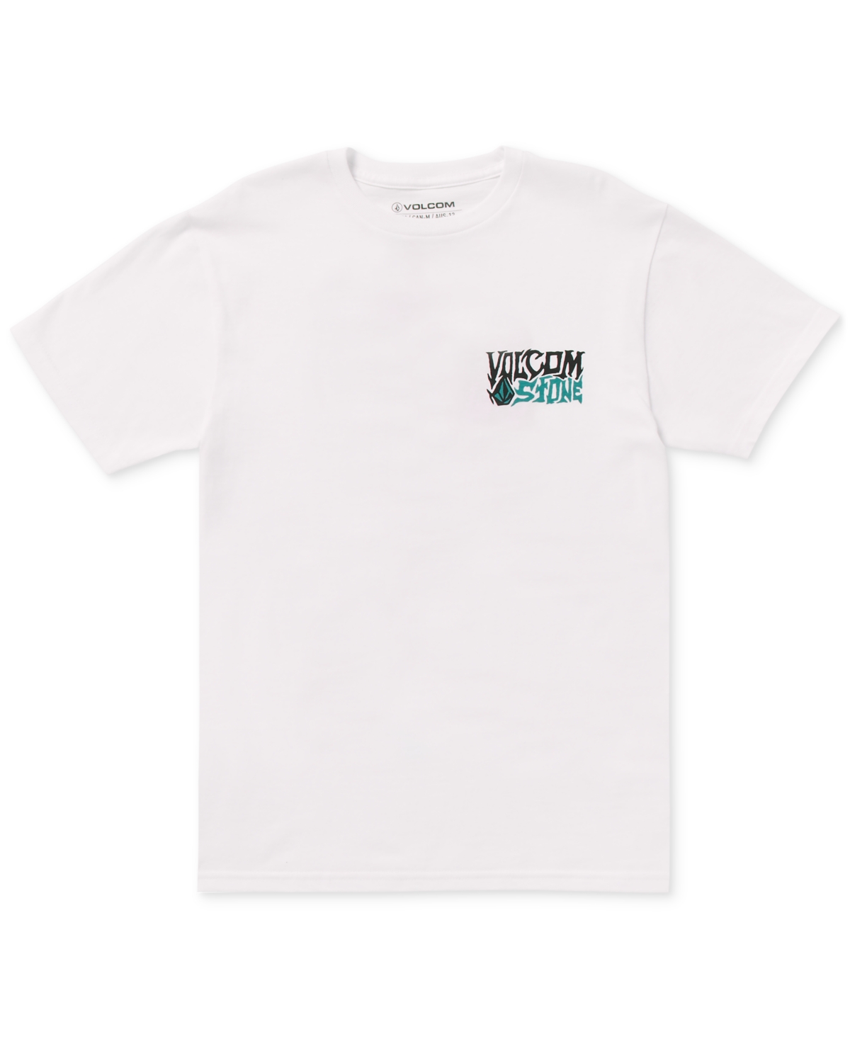 Volcom Kids' Big Boys Eyecolades Cotton Short-sleeve Graphic T-shirt In Wht