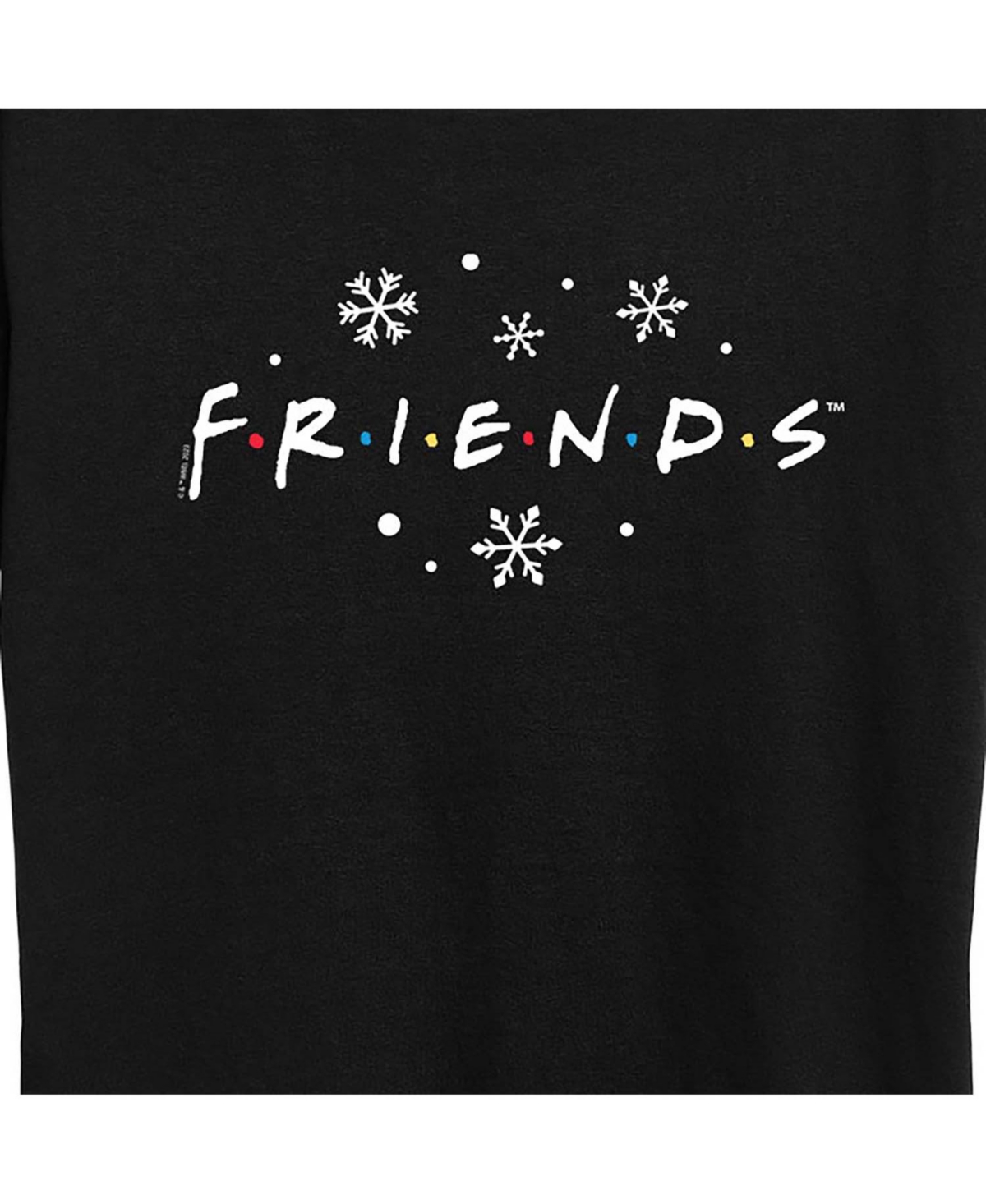 Trendy Plus Size Friends Christmas Graphic T-shirt