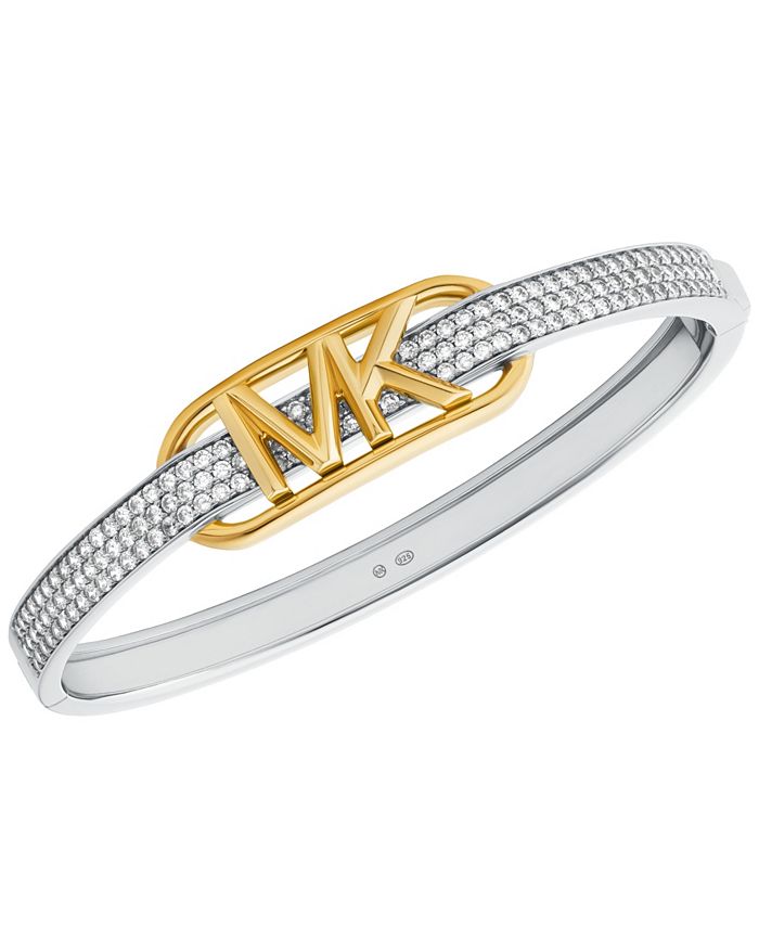 Silver michael 2025 kors bangle