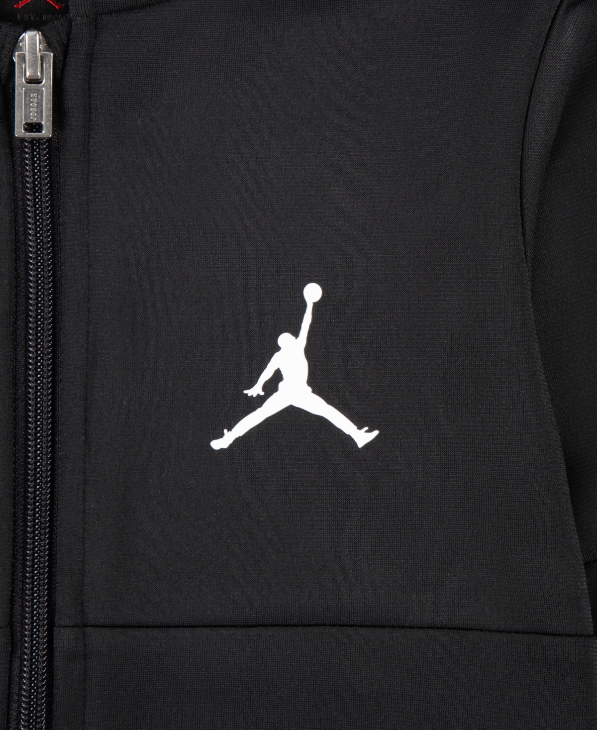 Jordan Toddler Boys Diamond Tricot Jacket and Pants, 2 Piece Set - Black