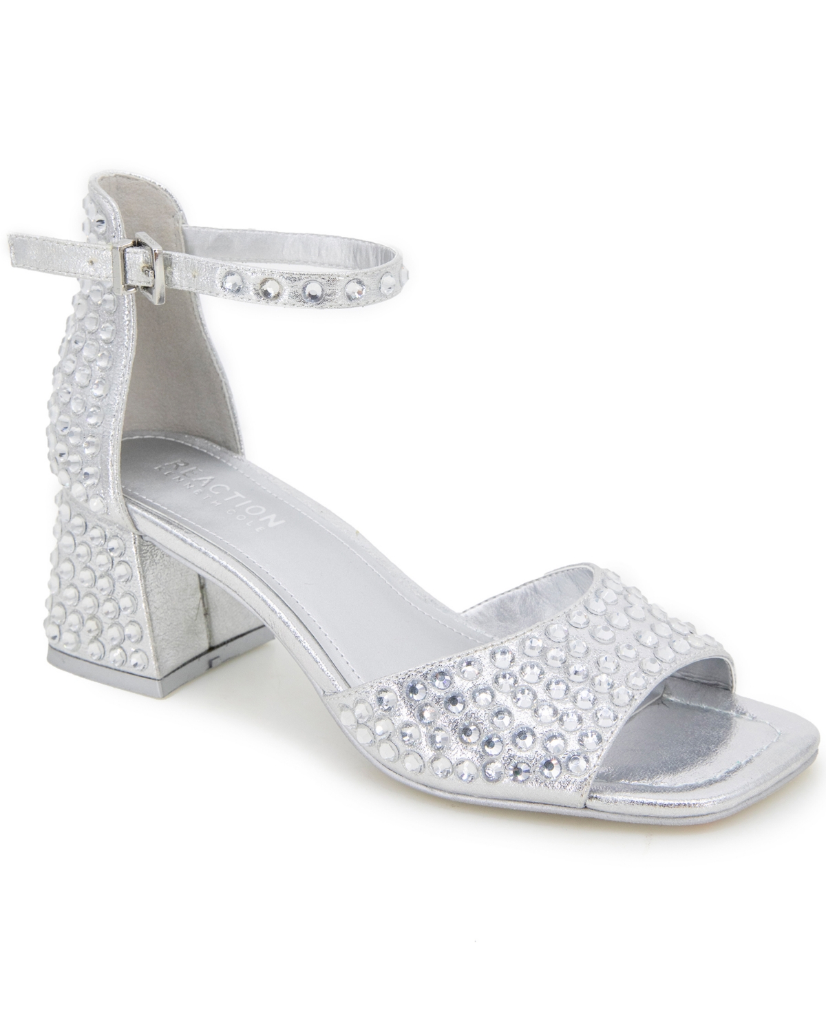 Women's Nori Block Heel Dress Sandals - Silver