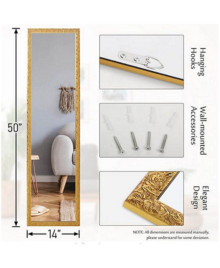 Simplie Fun Full Length Mirror Door Mirror Full Body Dressing Mirror