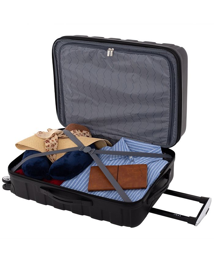 Travelers Club Madison 3-Pc Expandable Spinner Luggage Set - Macy's