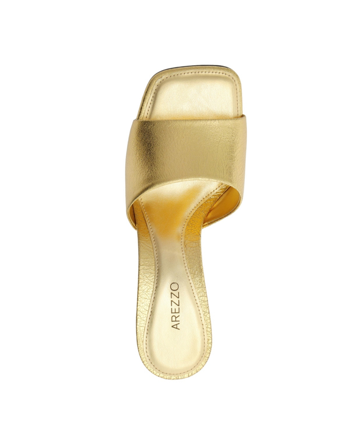 Arezzo Women's Brielle High Geometric Sandals - Gold - Manmade