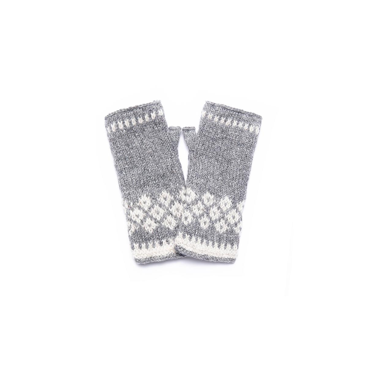 Women s Artisan Hand-Knit Vail Winter Wool Mitten - Placid