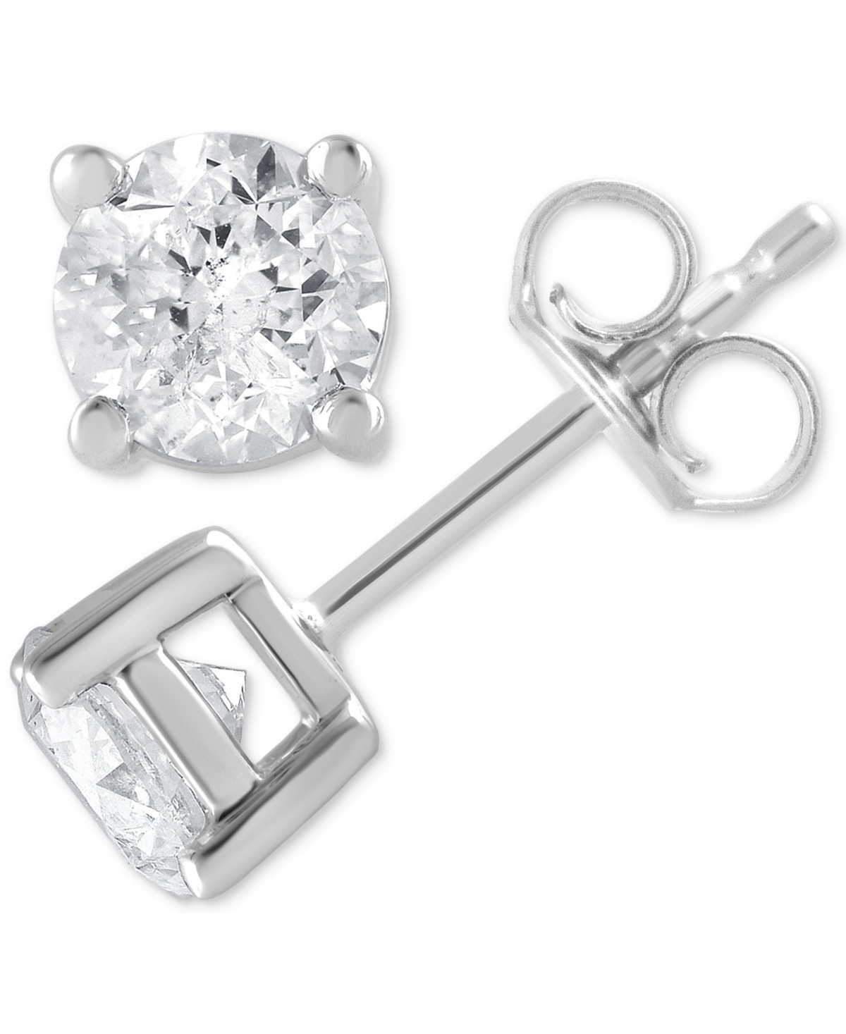 Женские платья Forever Grown Diamonds Lab Grown Diamond Stud Earrings (1 ct. t.w.) in Sterling Silver — фото 5