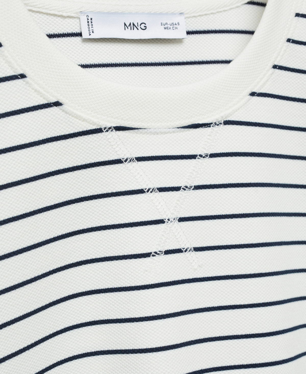 Mango Women's Striped Sweatshirt