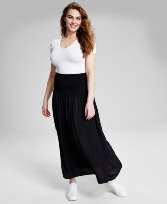 And Now This Women s Smocked Waist Maxi Skirt Macy s