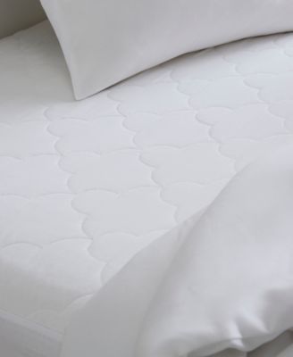 All Natural Cotton Percale Quilted Mattress Pad, Twin XL