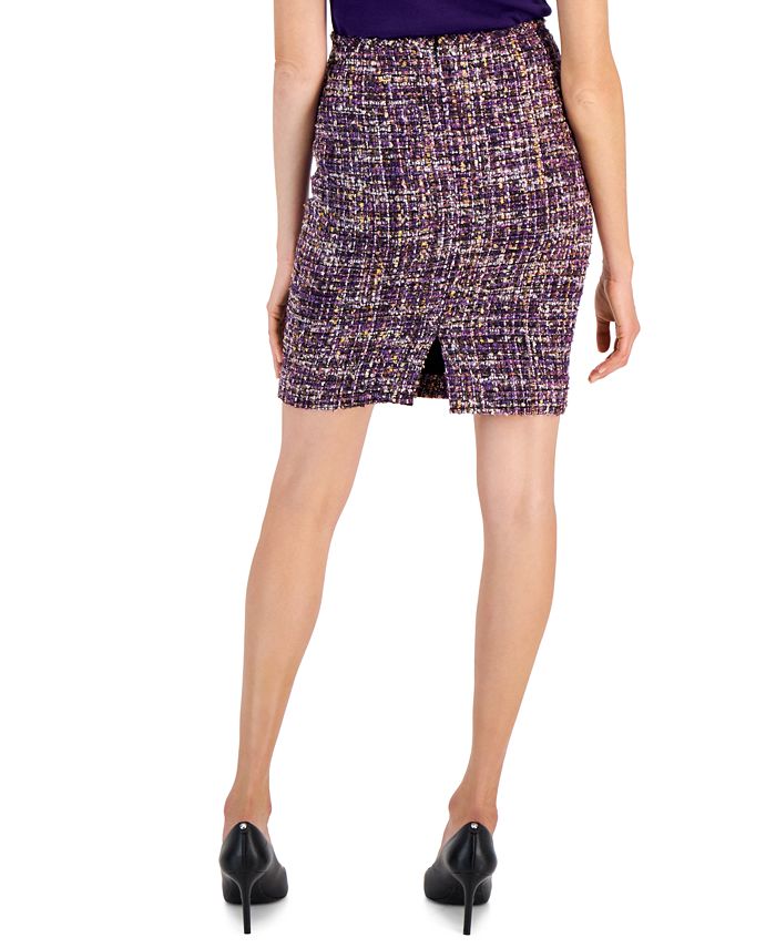Tahari ASL Women's Boucle Pencil Skirt Macy's