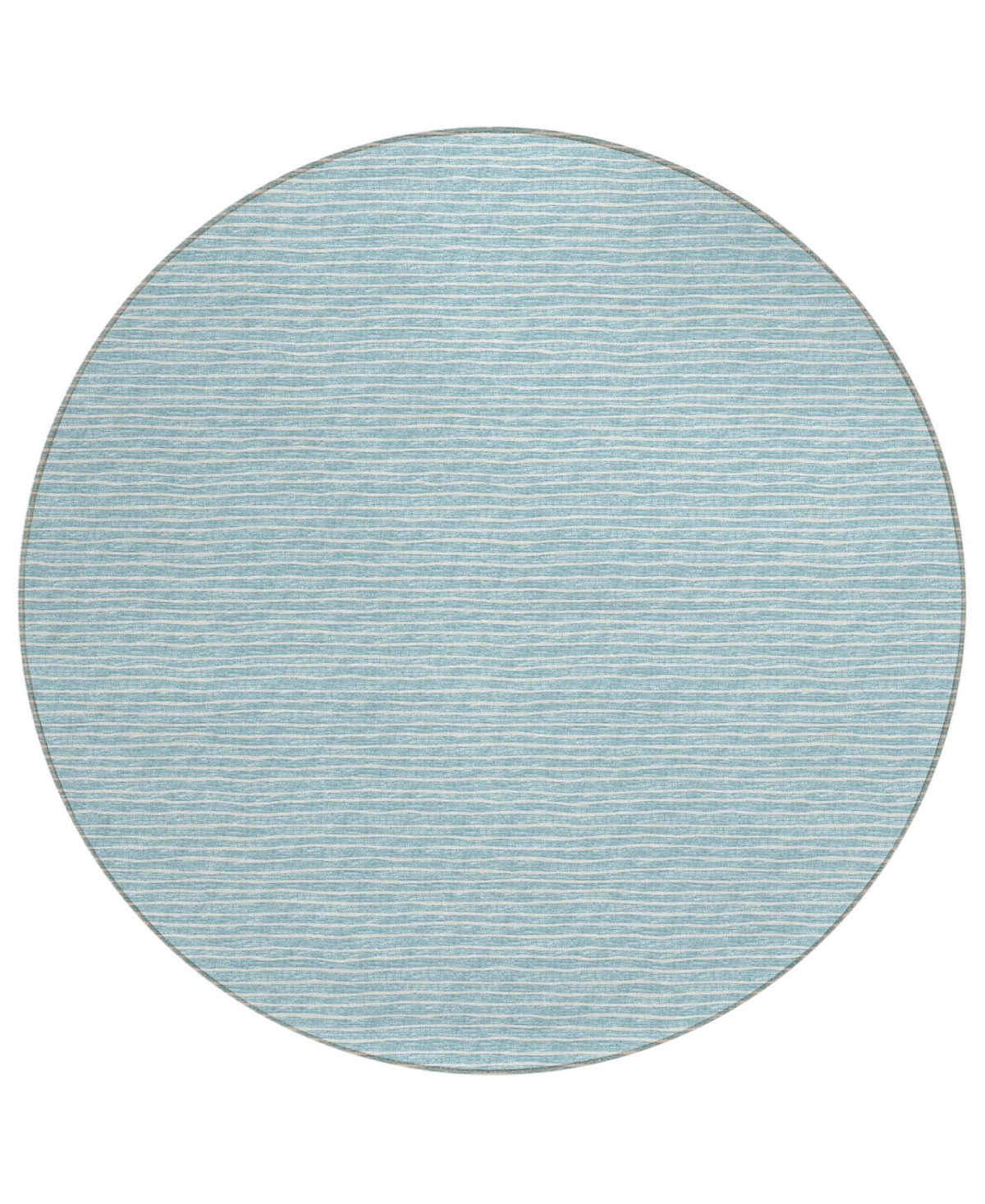 D Style Gatton Washable GTN1 8' x 8' Round Area Rug - Mist