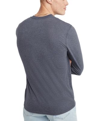 Men's Originals Tri-Blend Long Sleeve Henley T-shirt