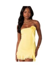 Macys yellow store dress