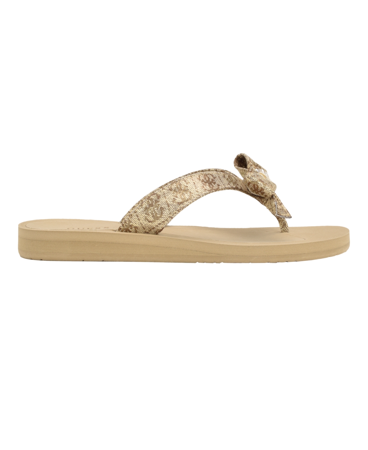 Guess Women's Tutu Eva Fashion Bow Detail Flip Flop Sandals