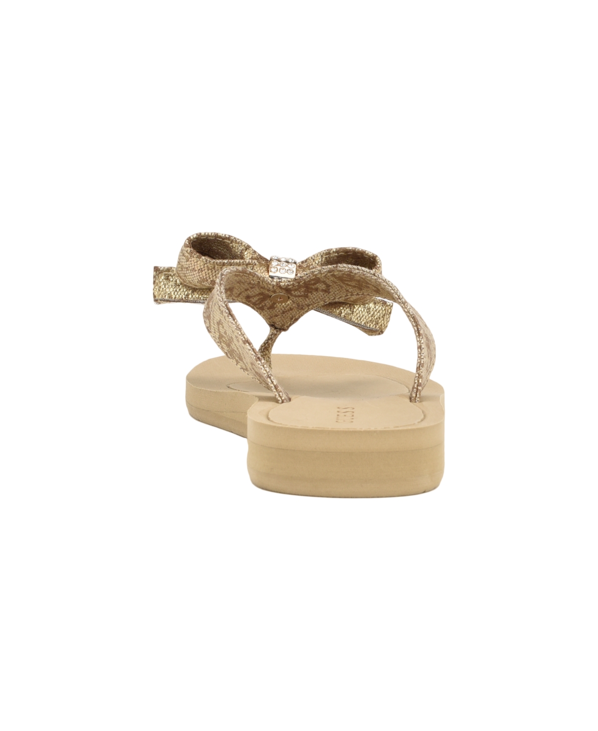 Guess Women's Tutu Eva Fashion Bow Detail Flip Flop Sandals