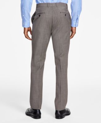 Men's Classic-Fit Stretch Wool Blend Suit Pant