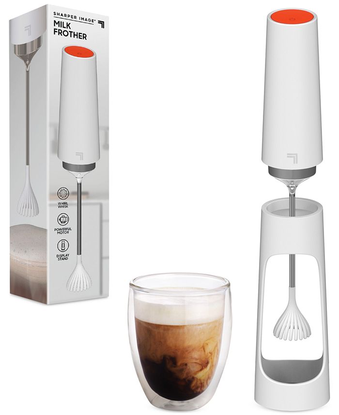 Sharper Image Milk Frother For Dense and Long Lasting Foam Creation