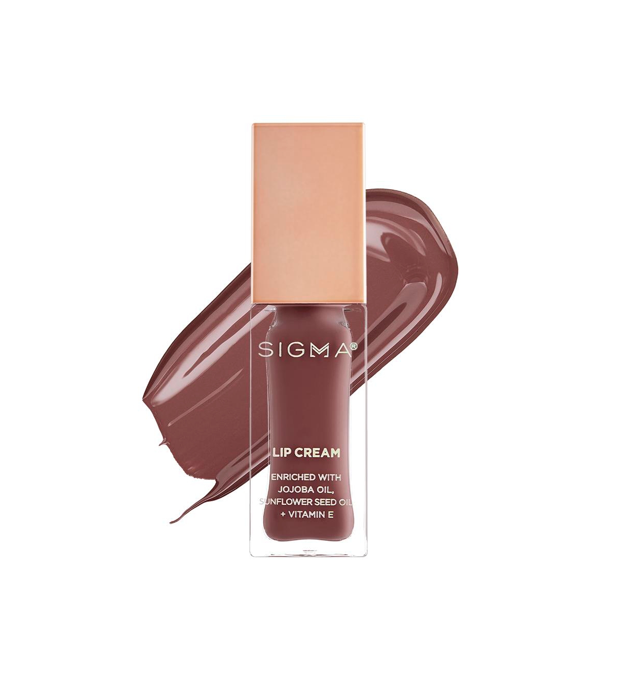 Sigma Beauty Lip Cream, 1.15 Oz. In Dapper - Warm Hibiscus Neutral Creamy Sh