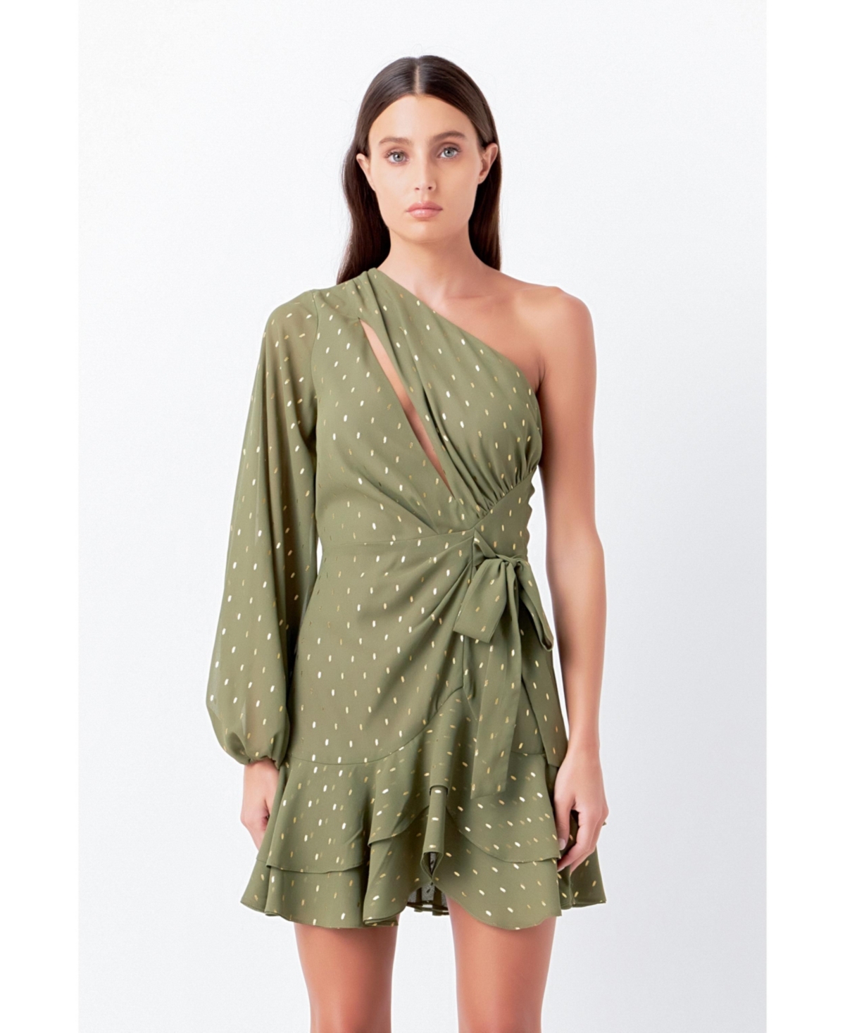 Women's One Shoulder Mini Dress