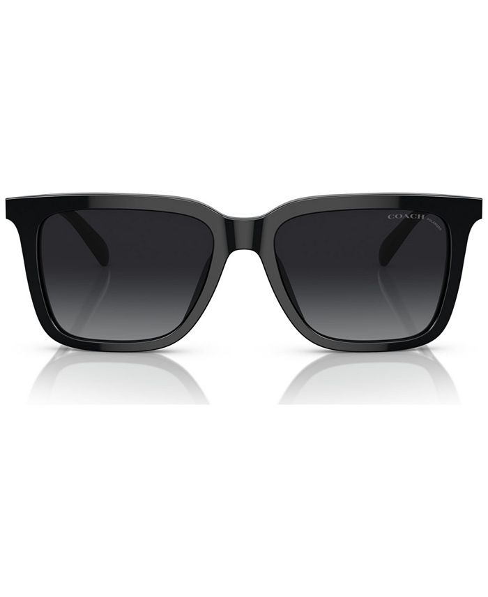 COACH Men's CL910 Polarized Sunglasses, Gradient HC8385U - Macy's