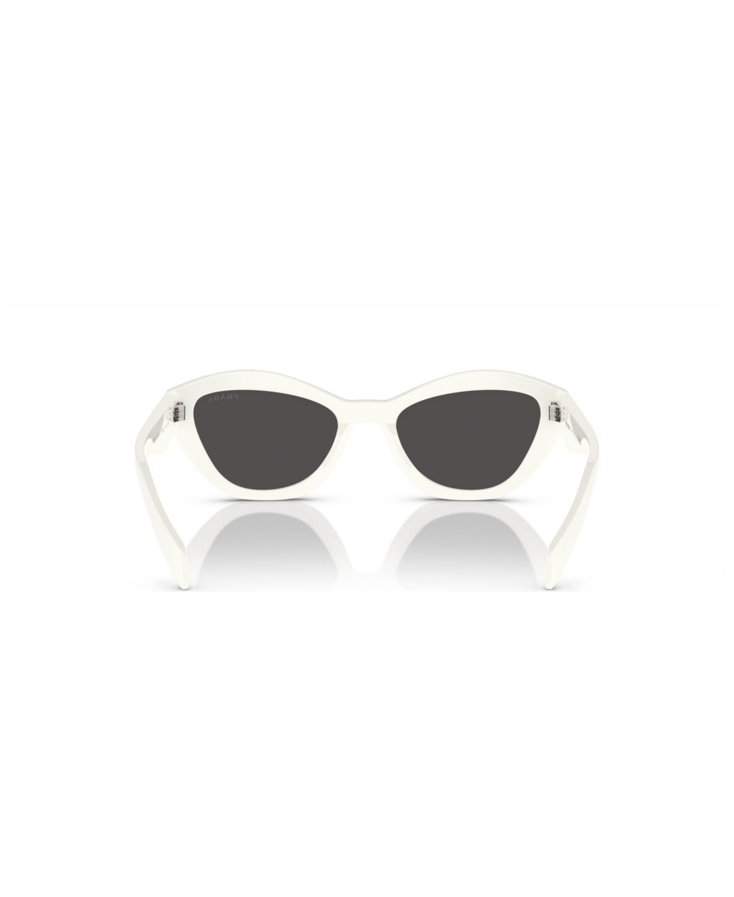 Женские солнцезащитные очки PRADA Butterfly Sunglasses, PR A02S, цвет: Белый — фото 7
