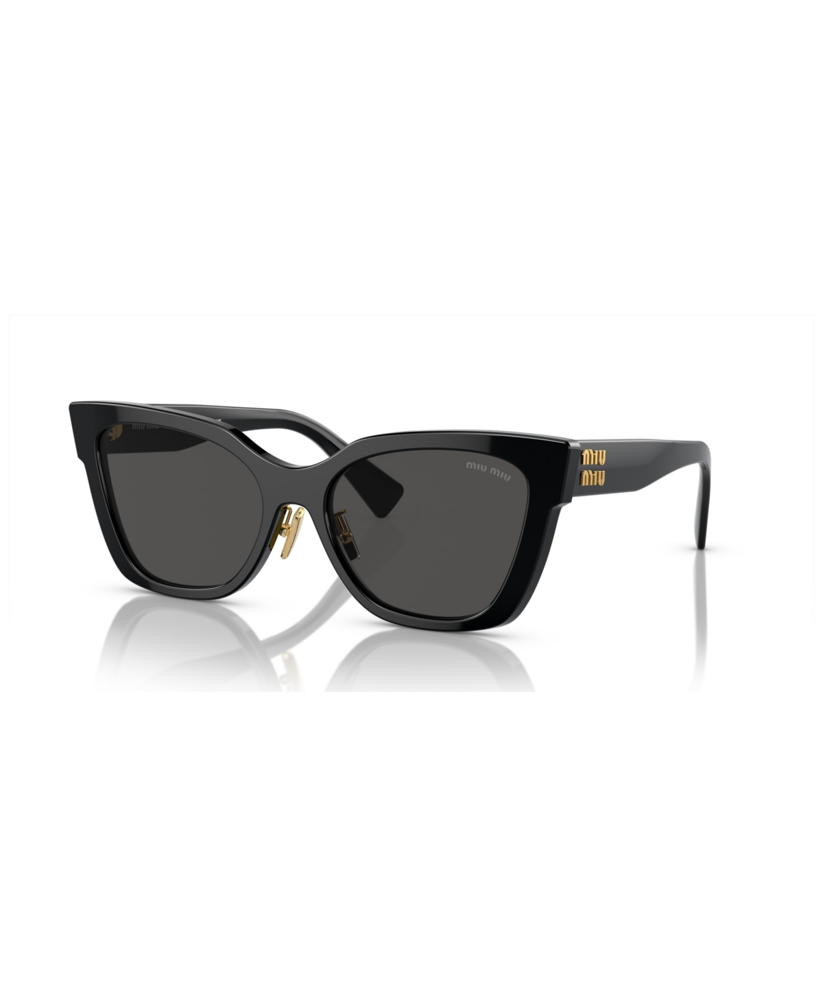 Shop Miu Miu Women's Sunglasses Mu 02zs In Black