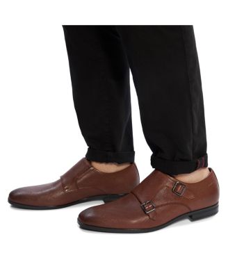 Men's Benedetto Monk Strap Shoes- Wide Width