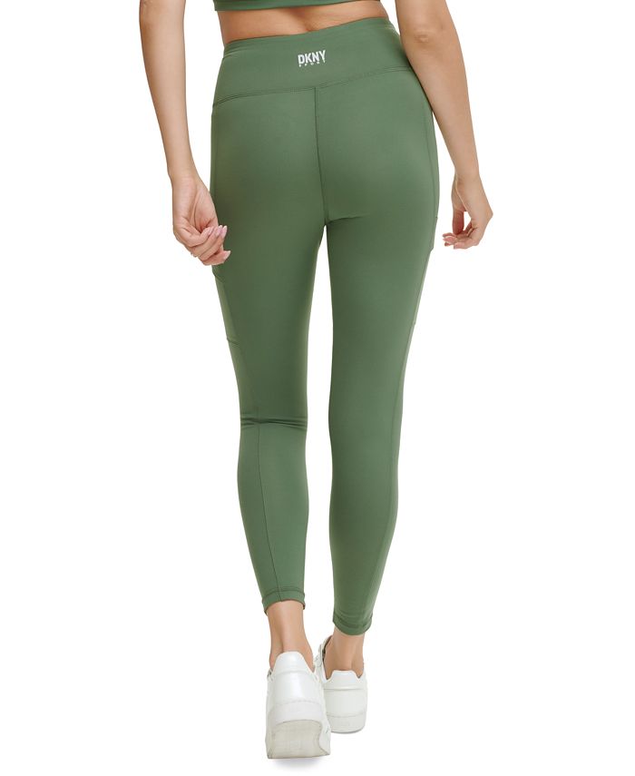 Legging Cargo DKNY Cintura Alta - Bolsos Compressão 7/8