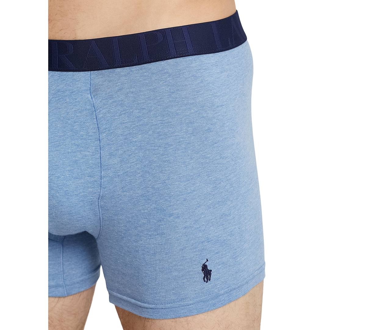 Polo Ralph Lauren Men's 3-Pack. Classic Stretch Trunks - Cruise Navy Pony